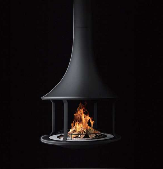 "Surround" 360 Degree Modern Glass Fireplace